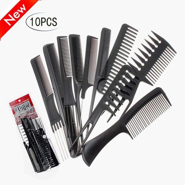 10pcs-Plastic-Hair-Comb-Set